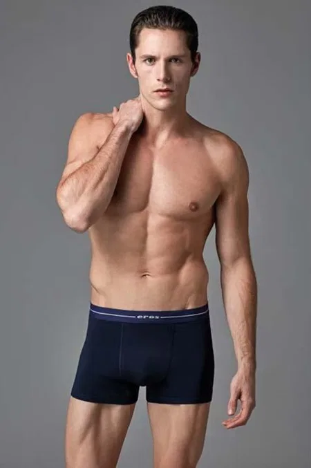 Eros Pamuklu Esnek Bel Boxer 3'lü Paket Eros 015 - Görsel 4