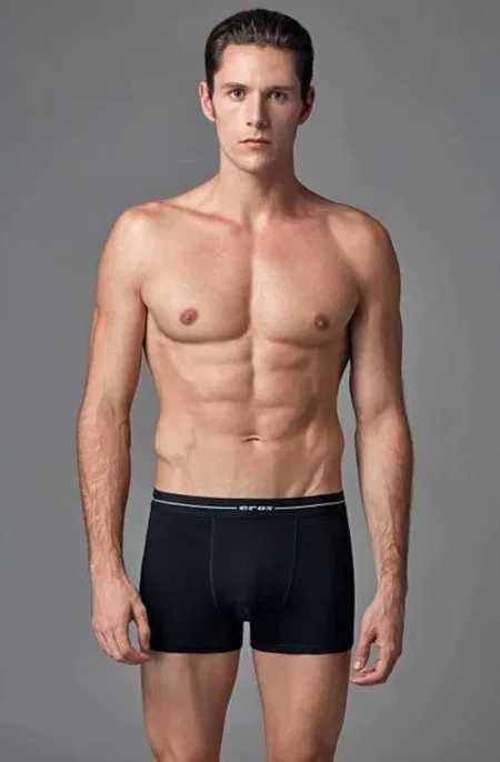 Eros Pamuklu Esnek Bel Boxer 3'lü Paket Eros 015 - Görsel 6