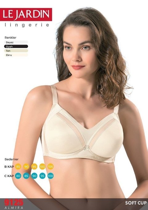 Full Cup Tam Kap Sütyen Le Jardin 9125 - Ten