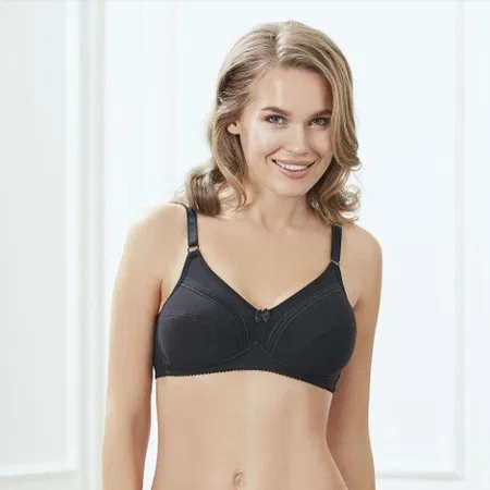 Anıl Ultra-Rahat Balensiz Koton Minimizer Sütyen 3714 - Siyah