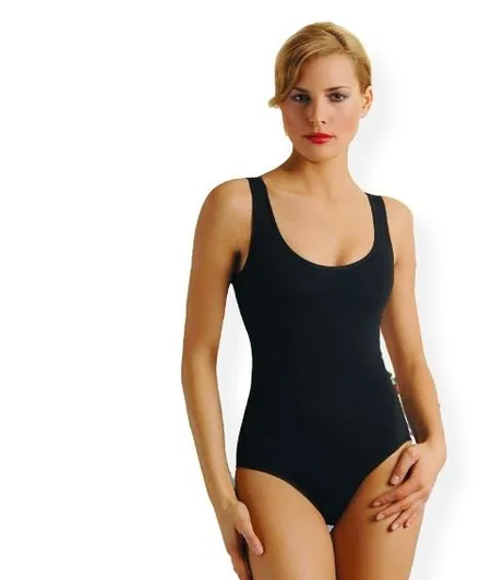 Tek Parça Geniş Askılı Body Anıt 4059 - Siyah