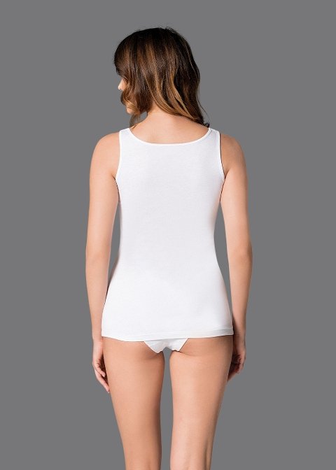 Pamuklu Geniş Askılı Atlet Kadın Dagi 5005 - 2