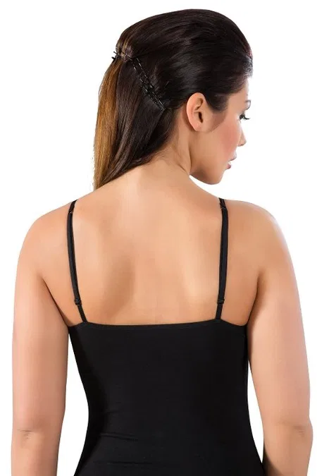Tek Parça Kesim Askılı Body Lüx DRM 054 - Siyah