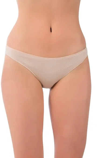 Pamuklu Yüksek Bel Bikini Külot Lüx DRM 3140 - Ten