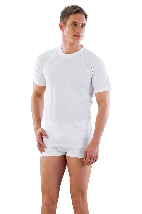 Ribana Kesim Beyaz Erkek Atlet Emay 12230 - Beyaz