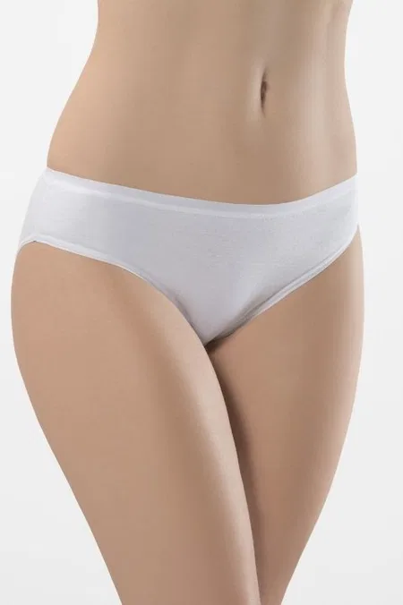 Pamuklu Yüksek Bel Bikini Külot 2'li Paket Türen 270 - Beyaz
