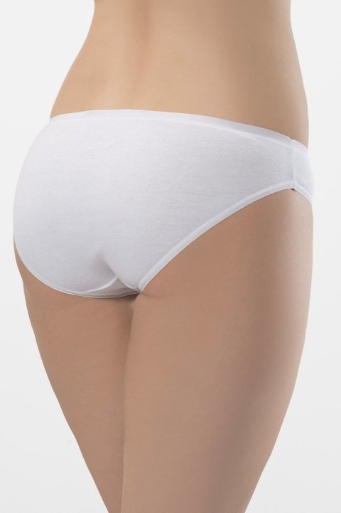 Pamuklu Yüksek Bel Bikini Külot 2'li Paket Türen 270 - Beyaz