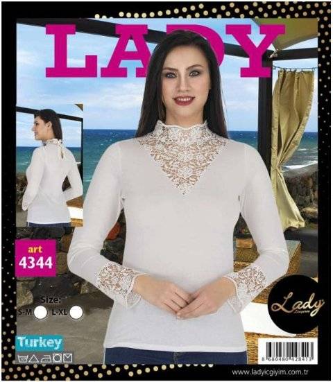 Lady Nefes Alan Yumuşak Kumaşlı Bluz Lady 4344
