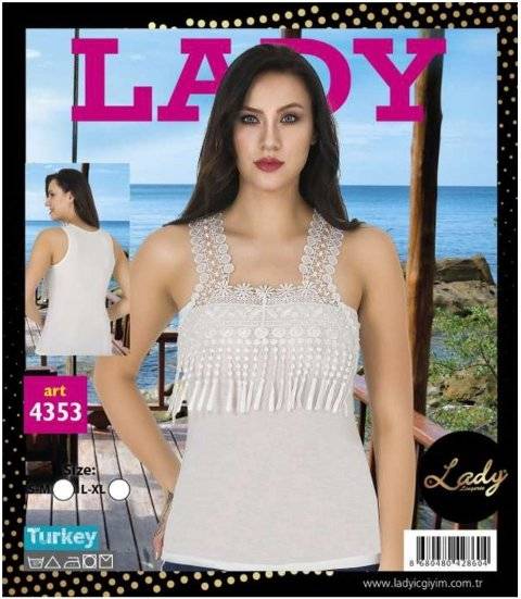 Nefes Alabilir Ten Renkli Bluz Lady 4353