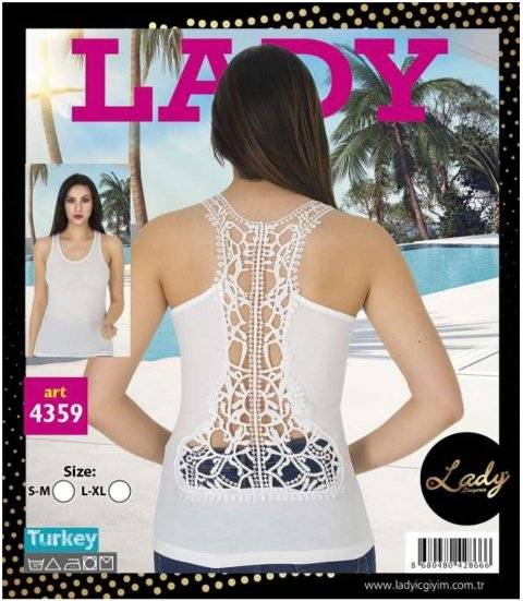 Ten Renkli Nefes Alan Bluz Lady 4359