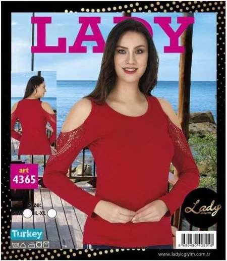 Nefes Alan Dayanıklı Bluz Lady 4365 - Görsel