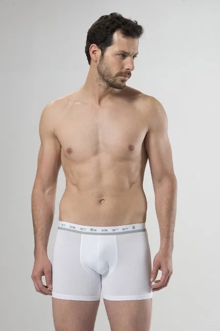 Pamuklu Esnek Bel Lastiği Boxer Cacharel 1315 - Beyaz