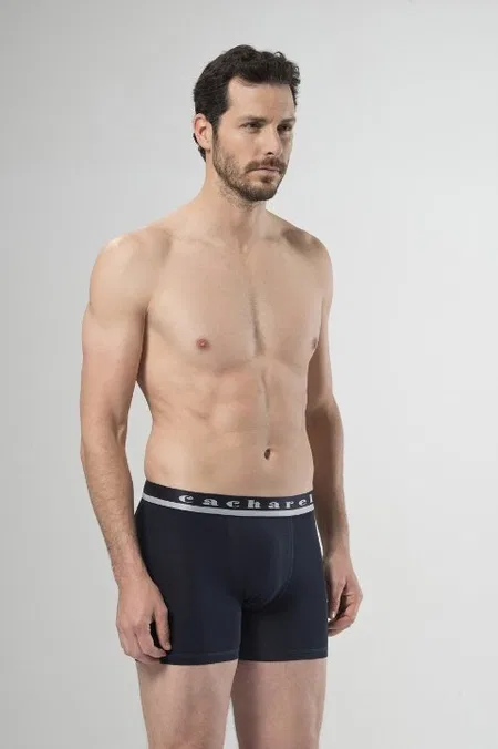 Pamuk Modal Esnek Bel Boxer Cacharel 1315 - Lacivert