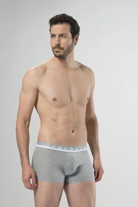 Pamuklu Esnek Bel Lastiği Boxer Cacharel 1317 - Gri