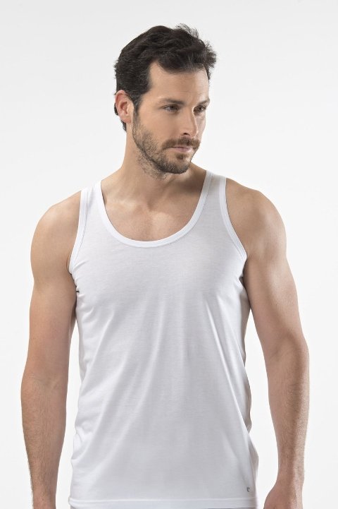 Ribana Beyaz Erkek Atlet Cacharel 1201