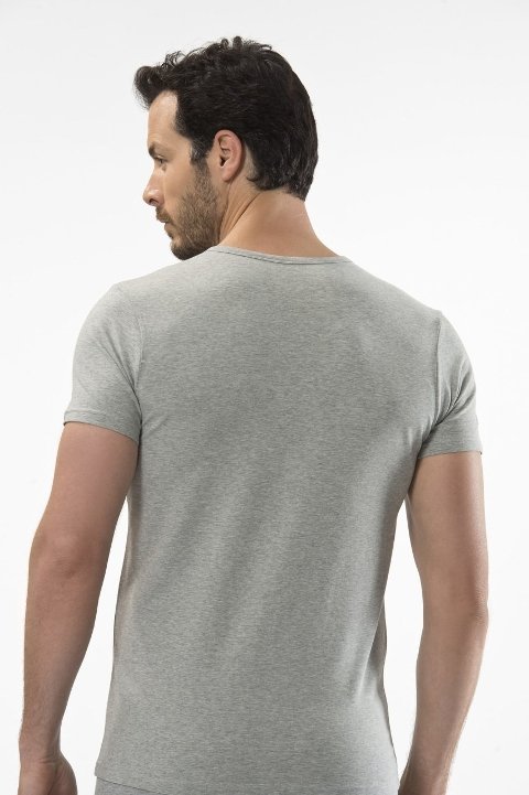 Pamuklu O Yaka Kısa Kollu Atlet Cacharel 1305 - 2