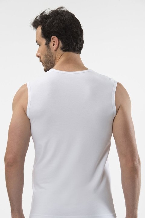 Pamuklu Ribana V Yaka Erkek Atlet Cacharel 1304 - 2