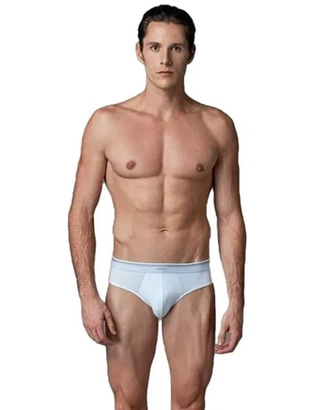 Kompakt Kesim Pamuklu Erkek Slip Eros 007 - Beyaz