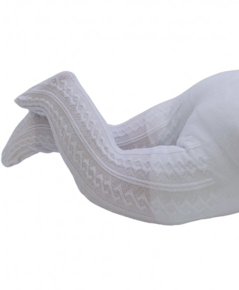 %100 Pamuk Beyaz Leopar Bebek Külotlu Çorap Daymod 2122106