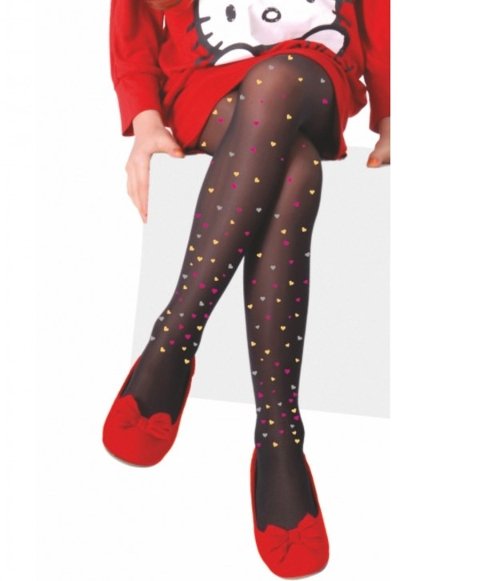 Kaydırmaz Taban Pamuklu Çocuk Külotlu Çorap Daymod 2125137 - Siyah