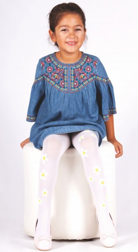 Daymod %70 Pamuklu Kaydırmaz Taban Çocuk Külotlu Çorap Daymod 2122075