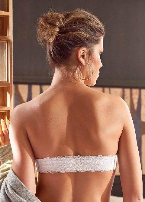 Orkide Dantel Detaylı Dekolte Straplez Sütyen Orkide 9010 - Görsel 2