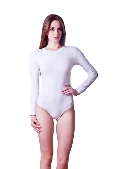 Pamuklu Esnek Uzun Kol Body Dono 2340 - Beyaz
