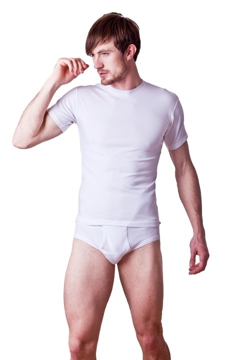 Pamuklu Likra Yarım Kol Erkek Atlet Dono 1240