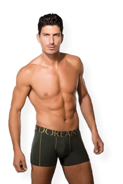 Modal Pamuklu Esnek Bel Boxer Doreanse 1766 - Haki