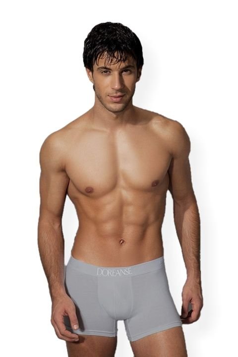 Modal Pamuklu Dikişli Erkek Boxer Doreanse 1767 - Gri