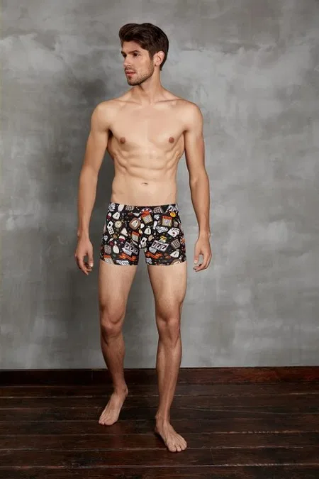Modal Pamuklu Düz Lastikli Erkek Boxer Doreanse 1817 - Kıbrıs