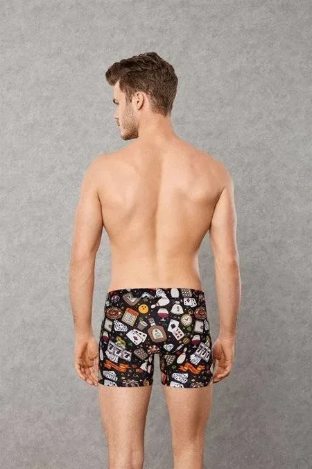 Modal Pamuklu Düz Lastikli Erkek Boxer Doreanse 1817 - Kıbrıs