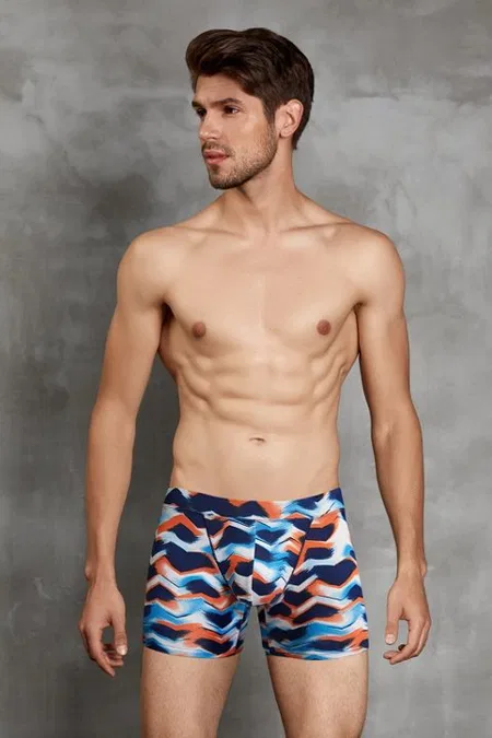 Modal Pamuklu Esnek Bel Lastiği Boxer Doreanse 1900 - Flamingo