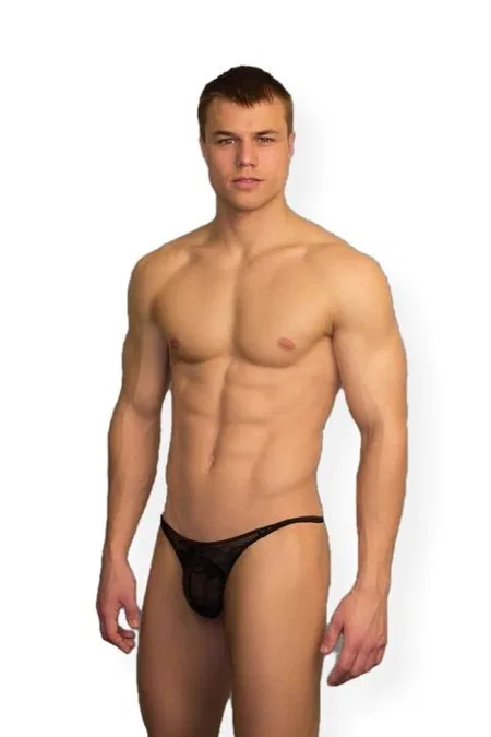 Baskılı Pamuk ve Lycra Karışımı String Doreanse 1366 - Baskılı