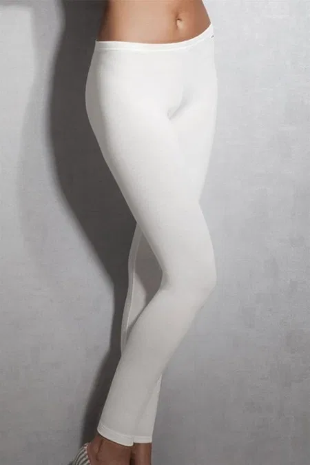 Yüksek Bel Esnek Tayt Viloft Doreanse 8065 - Ekru