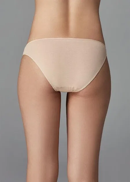 Düşük Bel İzsiz Slip Külot Pamuklu Dagi 5101 - Ten