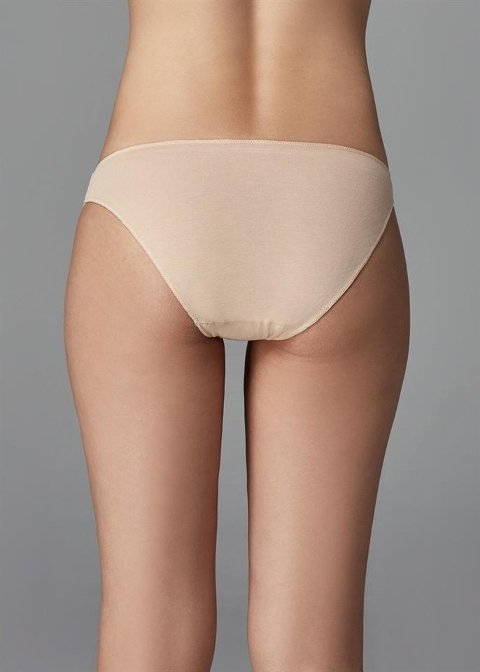 Düşük Bel İzsiz Slip Külot Pamuklu Dagi 5101 - Ten