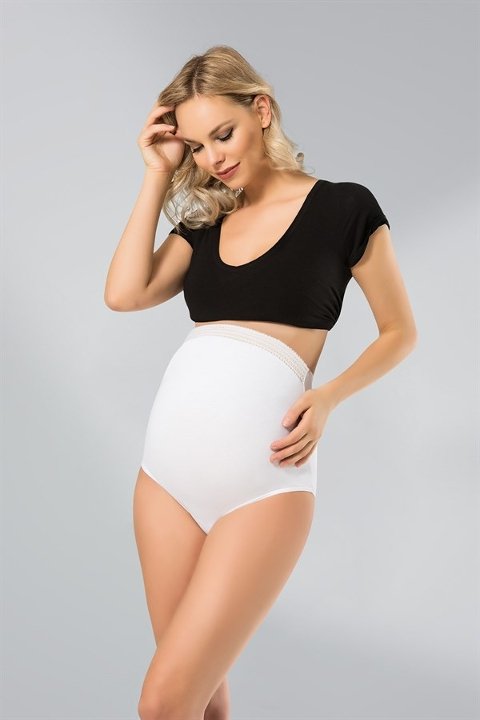 Namaldı Pamuklu Astar ve Genişletilebilir Kaplı Hamile Külot Namaldı 249 - Görsel 2