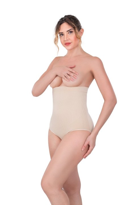 Dikişsiz Agraflı Slip Korse Emay 2080 - Ten