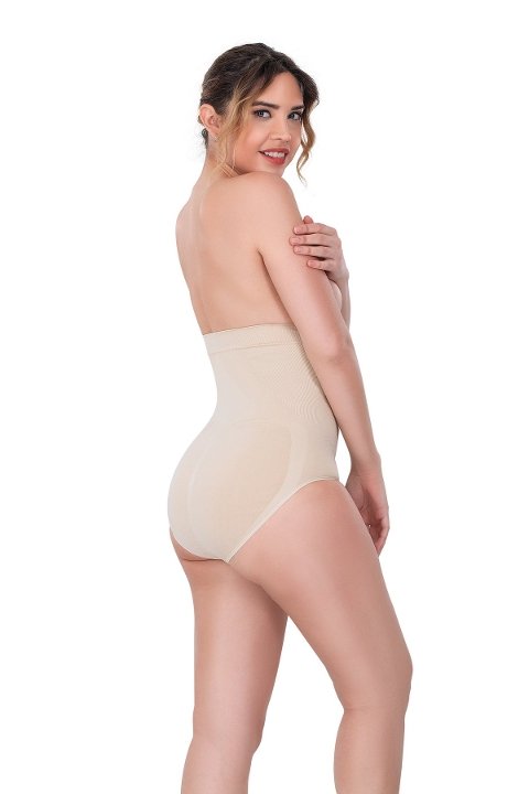 Dikişsiz Agraflı Slip Korse Emay 2080 - Ten