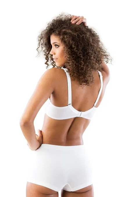 Dikişsiz Yapı ve Kompresyon Özellikli Boxer Korse Emay 3000 - Beyaz