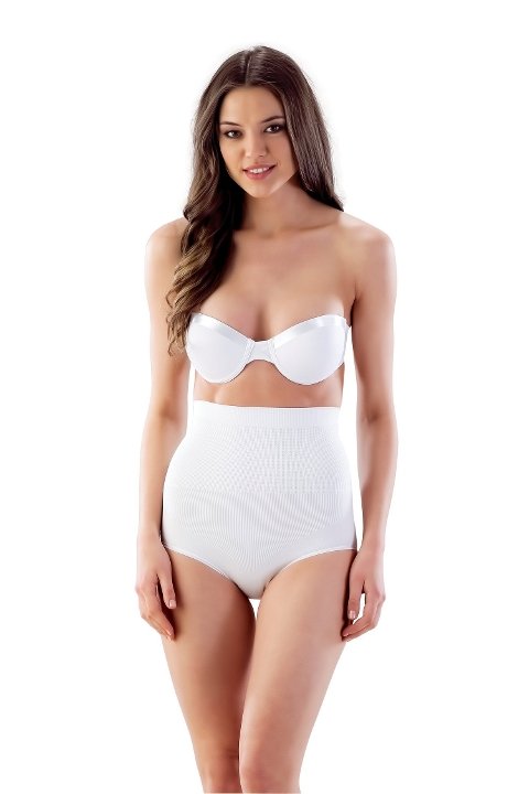 Dikişsiz Yapı ile Rahatlık Sunan Slip Korse Emay 2057 - Beyaz