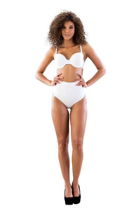 Dikişsiz Kompresyonlu String Korse Emay 2054 - Beyaz