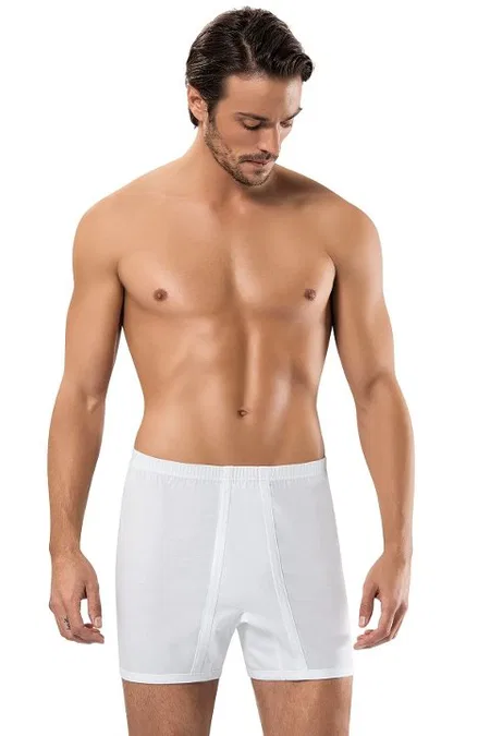 Pamuklu Esnek Bel Lastiği Boxer Erdem 1350 - Beyaz