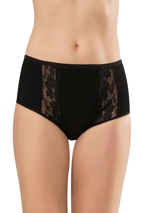 Erdem Geniş Kenarlı Ribana Yüksek Bel Külot Erdem 2546 - Görsel 2