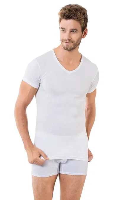 Ribana V Yaka Koton Erkek Atlet Öztaş 1049 - Görsel