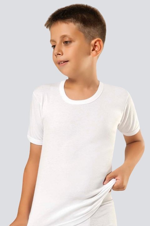 Pamuklu Rahat Kesim Bisiklet Yaka Fanila Türen 302