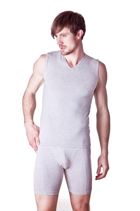 Pamuklu Elastan Sıfır Kol Atlet Dono 1235 - 2