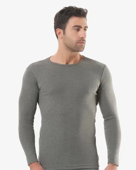 Öztaş Fırçalı İç Yüzeyli Termal Uzun Kollu Tişört Öztaş 1018 - Görsel 2