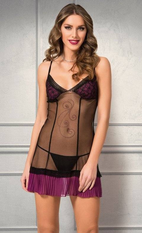 For Dreams Saten Kısa Gecelik Takımı For Dreams 4971 - Görsel 13